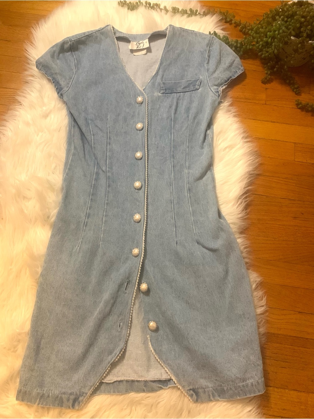 Vintage 90s Denim Mini Dress
